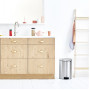 Мусорное ведро с педалью Brabantia NewIcon матовая сталь 111907 (20л)