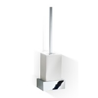 Туалетный ершик, подвесной, фарфор белый, цвет: хром Decor Walther Brick WBG 0591500
