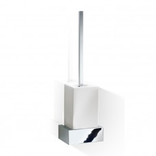 Туалетный ершик, подвесной, фарфор белый, цвет: хром Decor Walther Brick WBG 0591500