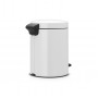 Мусорное ведро с педалью Brabantia NewIcon белое 112065 (5л)