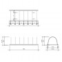Decor Walther DW 221 Полотенцедержатель, 35см., цвет: черный матовый