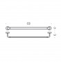 Держатель для полотенца 69 см Colombo Design Nordic B5211