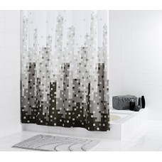 Штора для ванных комнат Skyline серый 180Х200  47367