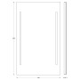 Зеркало с led подсветкой EVOFORM Ledline BY 2123 (60х100)