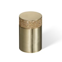 Баночка универсальная 6.5x9.8см, с кристаллами Swarovski, цвет: золото матовое Decor Walther Rocks BMD1 0933782