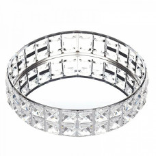 Подставка для предметов 25 см Kassatex Crystal Silver CRY-R2TR-SLV