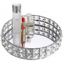 Подставка для предметов 25 см Kassatex Crystal Silver CRY-R2TR-SLV