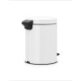 Мусорное ведро с педалью Brabantia NewIcon белое 280429 (2х2л)