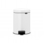 Мусорное ведро с педалью Brabantia NewIcon белое 280429 (2х2л)