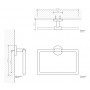 Кольцо для полотенца Decor Walther Basic HTR 0531200 хром