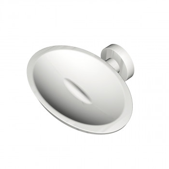 Мыльница настенная металлическая Colombo Design PLUS W4901.BM белая