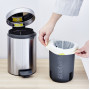 Мусорное ведро с педалью Brabantia NewIcon матовая сталь 112164 (3л)