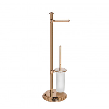 Стойка для ершика с бумагодержателем Colombo Design Hermitage B3318.OA бронза