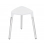 Стул для ванной Colombo Design Black&White B9988.EPB белый