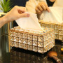 Бокс для салфеток Kassatex Crystal CRL-TH-GD