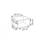 Корзина для хранения плетеная Wasserkraft Alme WB-150-L коричневая