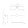 Кольцо для полотенца Decor Walther Basic HTR 0531260 черное