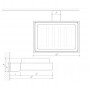 Decor Walther Corner WSS Мыльница подвесная, стекло сатинированное, цвет: черный матовый