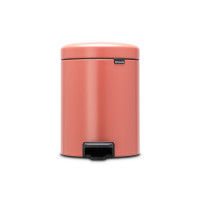 Мусорное ведро с педалью Brabantia NewIcon терракотовое 304309 (5л)