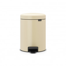 Мусорное ведро с педалью Brabantia NewIcon миндальное 112423 (5л)