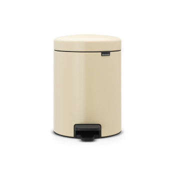 Мусорное ведро с педалью Brabantia NewIcon миндальное 112423 (5л)