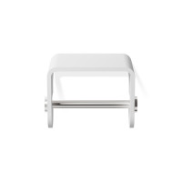 Decor Walther Stone TPH4 Держатель туалетной бумаги, подвесной, цвет: белый / сталь матовая