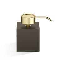 Дозатор для мыла, настольный, цвет: темная бронза / золото матовое Decor Walther DW 476 0852641