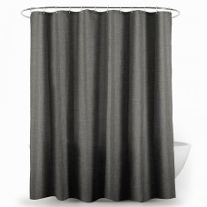 Шторка для ванной Carnation Home Fashions Linen Grey LIN180GR