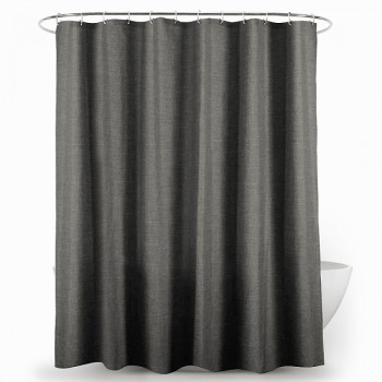 Шторка для ванной Carnation Home Fashions Linen Grey LIN180GR
