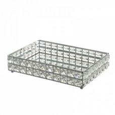 Подставка для предметов 35 см Kassatex Crystal Silver CRY-STR-SLV