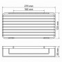Полка-решетка Wasserkraft K-722