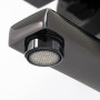 Душевой комплект со смесителем Wasserkraft A16701 черный глянец