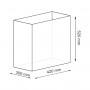 Корзина для белья плетеная Wasserkraft Gollach WB-330-L