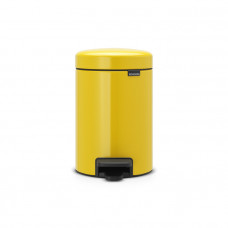 Мусорное ведро с педалью Brabantia NewIcon желтое 113123 (3л)