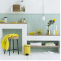 Мусорное ведро с педалью Brabantia NewIcon желтое 113123 (3л)