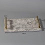 Подставка для аксессуаров с ручками Kassatex Lotus Beige LOS-TRH-BGE