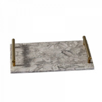 Подставка для аксессуаров с ручками Kassatex Lotus Beige LOS-TRH-BGE
