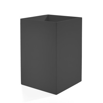 Ведро для мусора без крышки 3SC Mood Black MN65A (12л) черное