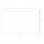 Зеркало с led подсветкой EVOFORM Ledline BY 2447 (100х70)