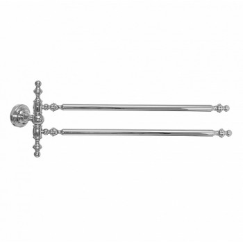 Полотенцедержатель двойной поворотный Camelos Rychmond Chrome H1606