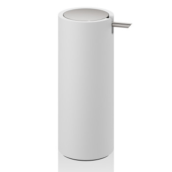 Дозатор для жидкого мыла белый-матовая сталь Decor Walther Stone 0972355
