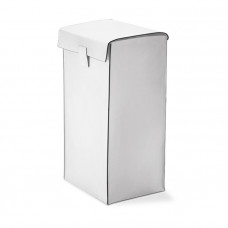 Decor Walther Nappa WB Корзина для белья, напольная, натуральная кожа, цвет: белый