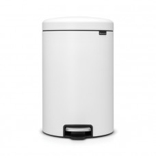 Мусорное ведро с педалью Brabantia NewIcon минерально-белое 114168 (20л)