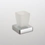 Стакан для зубных щеток стекло настольный квадратный SCHEIN 7057012