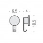 Крючок для халатов и полотенец Colombo Design Nordic EB27