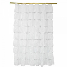 Шторка для ванной Carnation Home Fashions Beze BZE180W Шторка для ванной Carnation Home Fashions Beze BZE180W