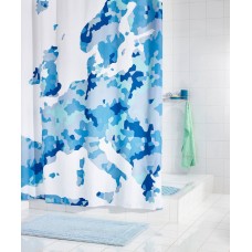 Штора для ванных комнат Europe синий 180Х200  47840
