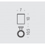 Стакан для зубных щеток настенный Colombo Design PLUS W4902.NM черный