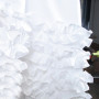 Шторка для ванной Carnation Home Fashions Ruffles RUF240W