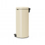 Мусорное ведро с педалью Brabantia NewIcon миндальное 114281 (30л)